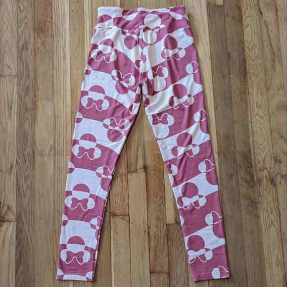 Lularoe Pink Minnie mouse leggings - Picture 2 of 5